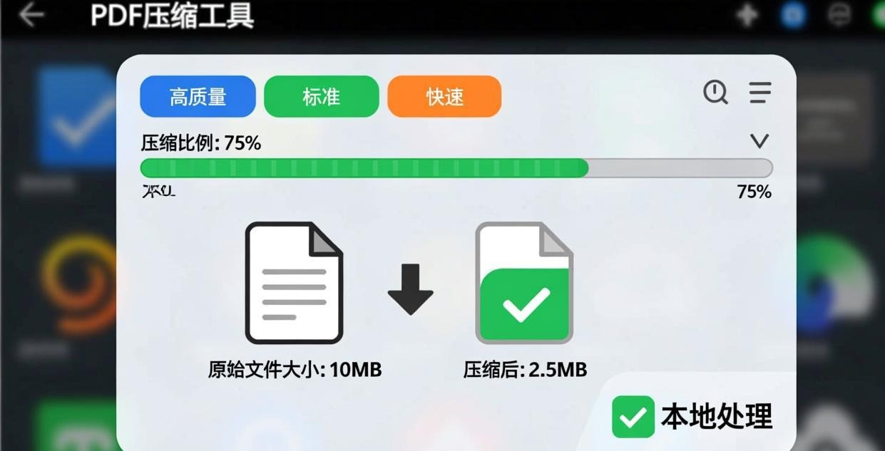 电脑版 PDF 压缩工具推荐 · 本地无损压缩（2026）