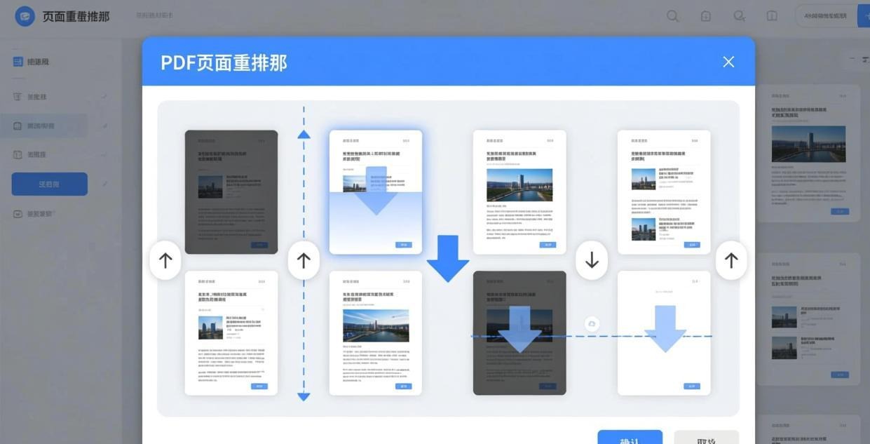 PDF页面排序操作